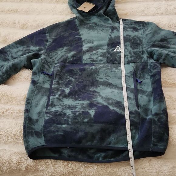 Nike ACG MEN Wolf Tree Allover Print Pullover Hoodie size XS new with tag - Picture 13 of 16